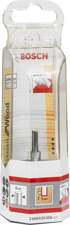 Produktbild Bosch Professional Zubehör Nutfräser Expert for Wood, Voll-Carbide, 8 mm, D1 5 mm, L 12,7 mm, G 51 mm