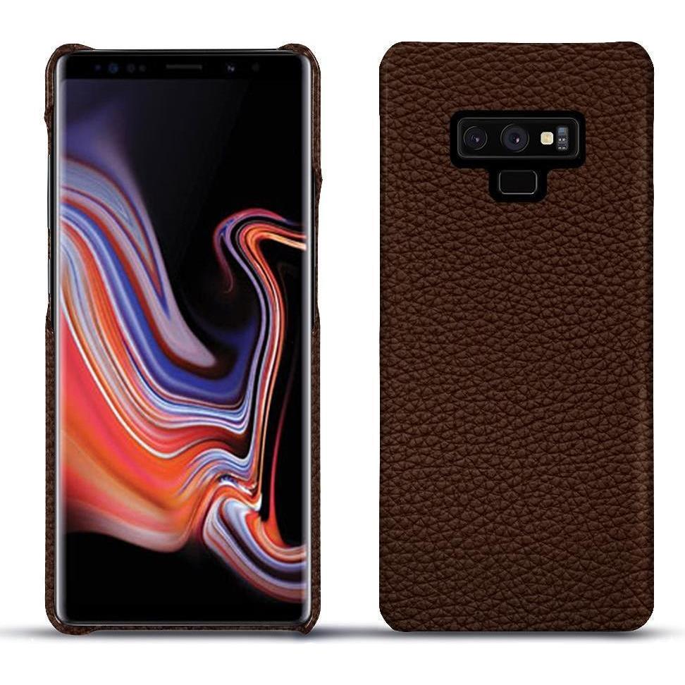 Noreve Lederschutzhülle (Samsung Galaxy Note 9), Smartphone Hülle, Braun