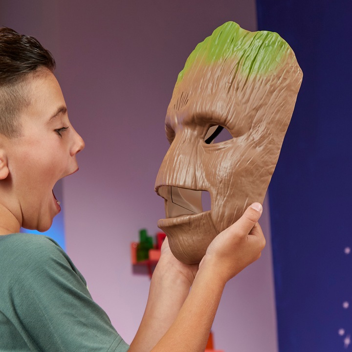 Image du produit Hasbro Masque de jeu de rôle Groot des Gardiens de la Galaxie Vol. 3, masque Groot parlant, masque de