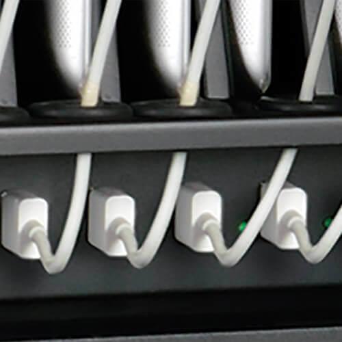 Image du produit Eaton Tripp Lite Series CS16USB Chariot et armoire mobiles Armoire pour la gestion des appareils portables Noir