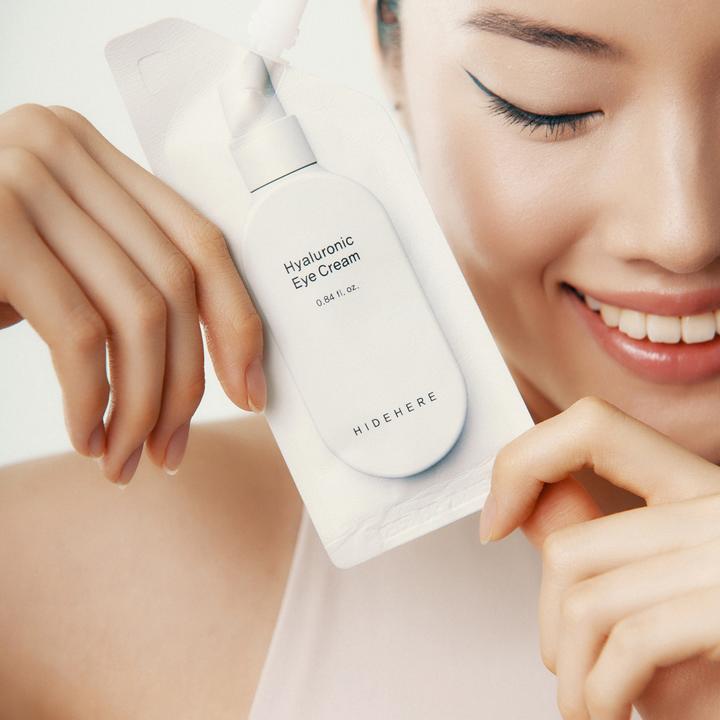 Image du produit Hidehere Crème pour les yeux à l'acide hyaluronique (Crème pour les yeux, 25 ml, Jour + nuit)