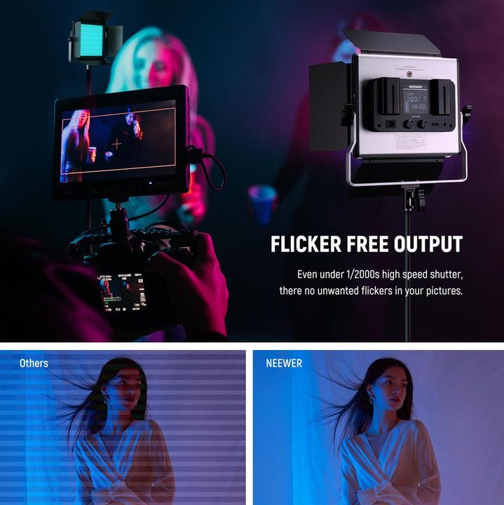 Image du produit Neewer 2×660 Pro II (éclairage de studio, Lumière vidéo)