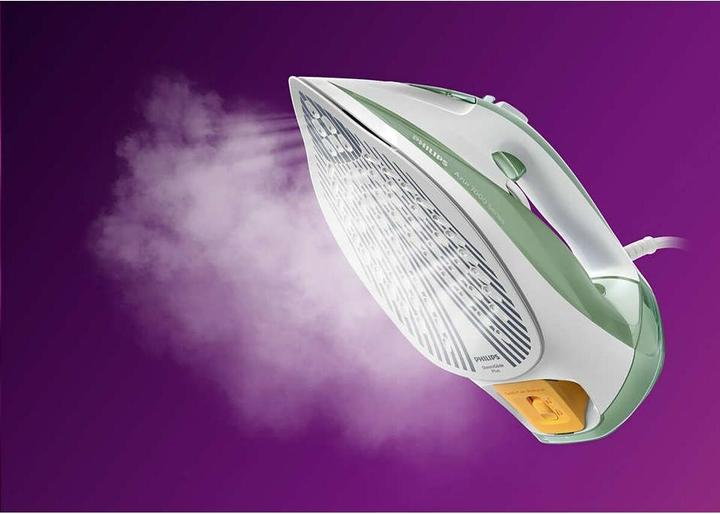 Immagine prodotto Philips Ferro da stiro serie 7000 DST7012/70 Ferro da stiro a vapore SteamGlide Plus con piastra verde (2600 W, 220 g/min)