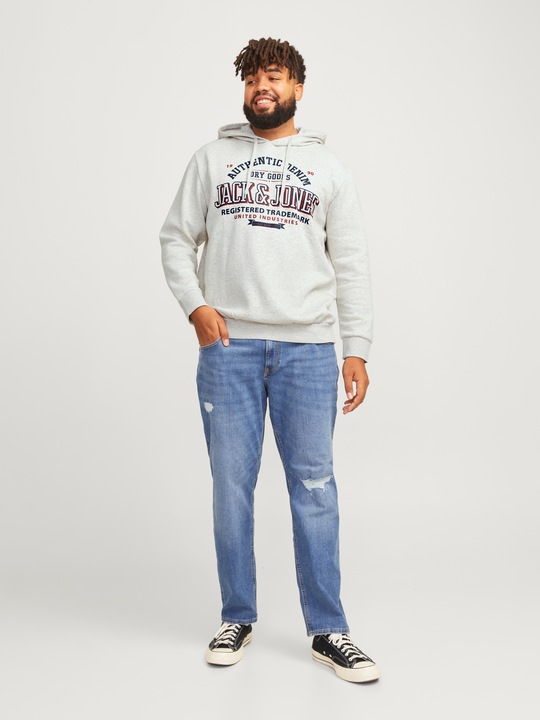 Produktbild Jack & Jones JJELOGO SWEAT HOOD 2 COL 24/25 NOOS PLS (6XL)
