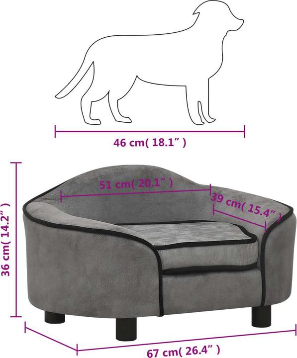 Immagine prodotto vidaXL Hundesofa (Cane)
