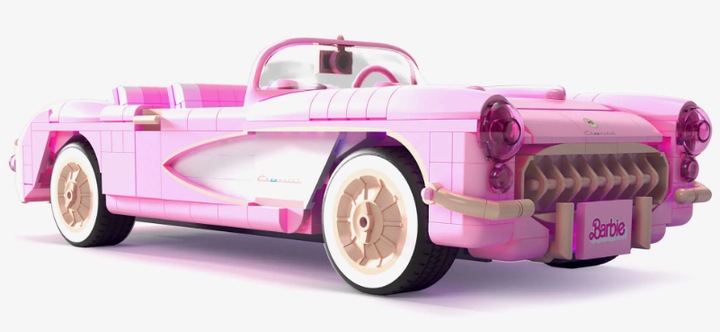 Immagine prodotto Mattel MEGA Barbie The Movie ’56 Corvette Stingray Collector Building Set 1/18