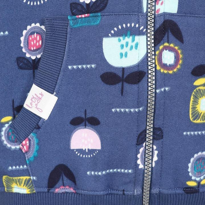 Image du produit Lazy Jacks - Veste à capuche motif/style fleurs - Enfant (116)