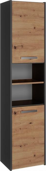 Topeshop S40 ANTRACYT/ARTISAN (40 x 30 x 170 cm)