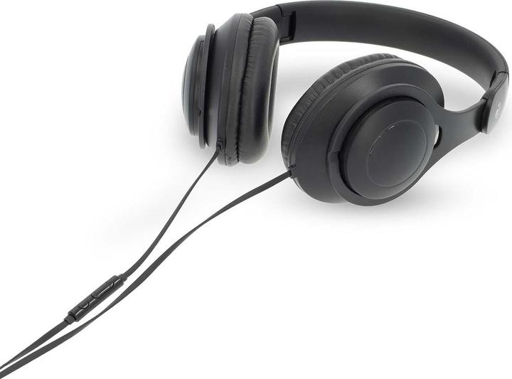 Produktbild Nedis Over-Ear-Kopfhörer Wired | Kabellänge: 1.20 m | Lautstärke-Regler | Schwarz (Kabelgebunden)