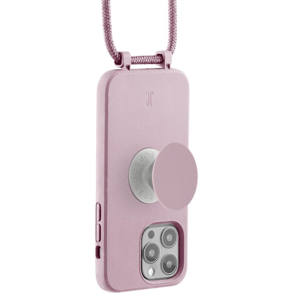 Thumbnail - PopSockets Just Elegance Necklace Case + (Apple iPhone 14 Pro), Smartphone Hülle, Rosa