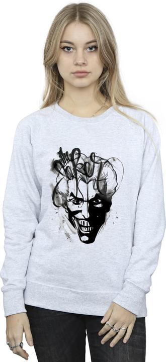 Actual product image Batman Womens/Ladies The Joker Sketch Sweatshirt (XL)