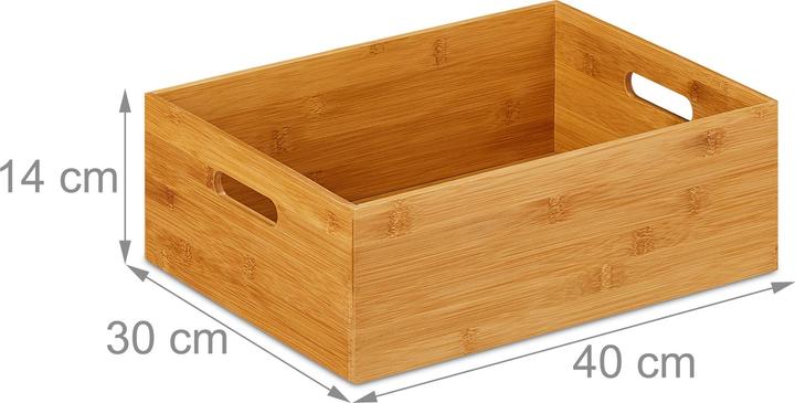 Actual product image Relaxdays Storage box (30 x 40 x 14 cm)