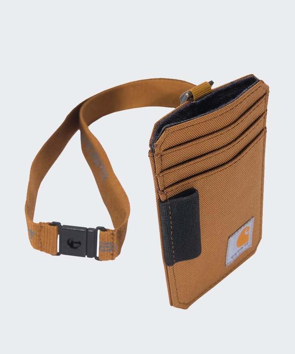 Produktbild Carhartt Portfel Nylon Duck ze Smyczą Brown