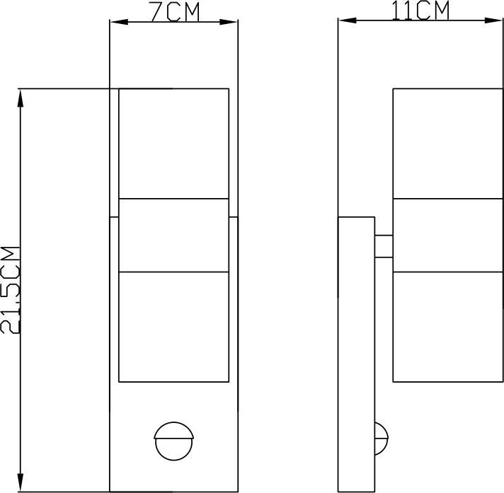 Actual product image Globo Outdoor light Style (840 lm, GU10, IP44)