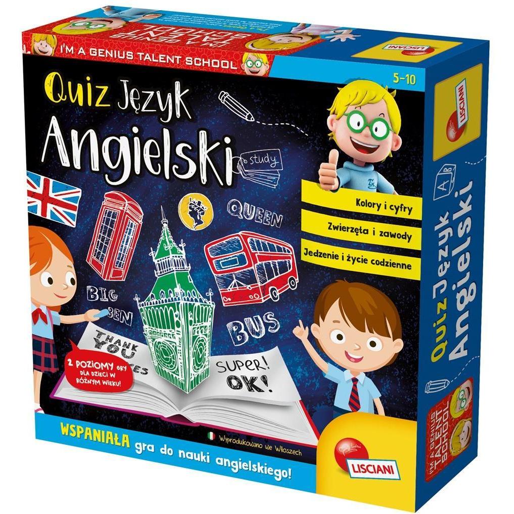 Lisciani Das Spiel ist ein Genie-Quiz in englischer Sprache (Englisch) (304-PL48892)
