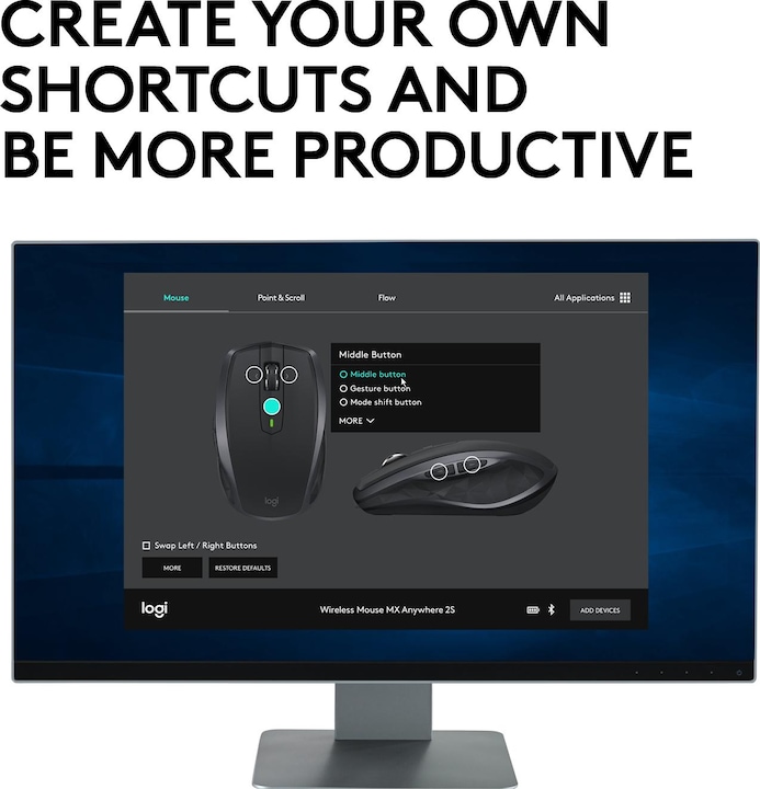 Productafbeelding Logitech MX Anywhere 2S (Draadloze)