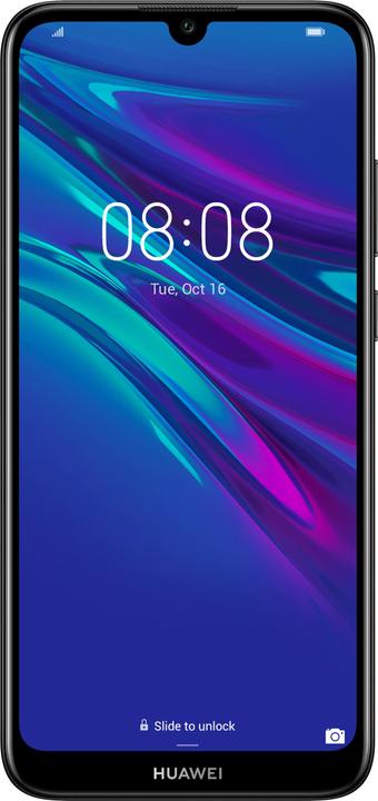 Actual product image Huawei Y6 2019 (32 GB, Midnight Black, 6.09", Dual SIM, 4G)