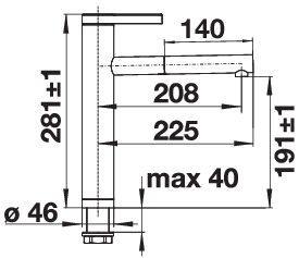 Actual product image Blanco Linee-S