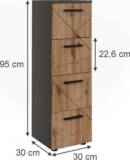 Produktbild Vicco Irma (30 x 30 x 95 cm)
