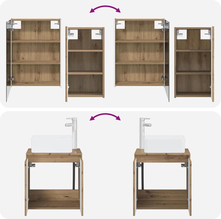 Produktbild vidaXL Badezimmerschrank