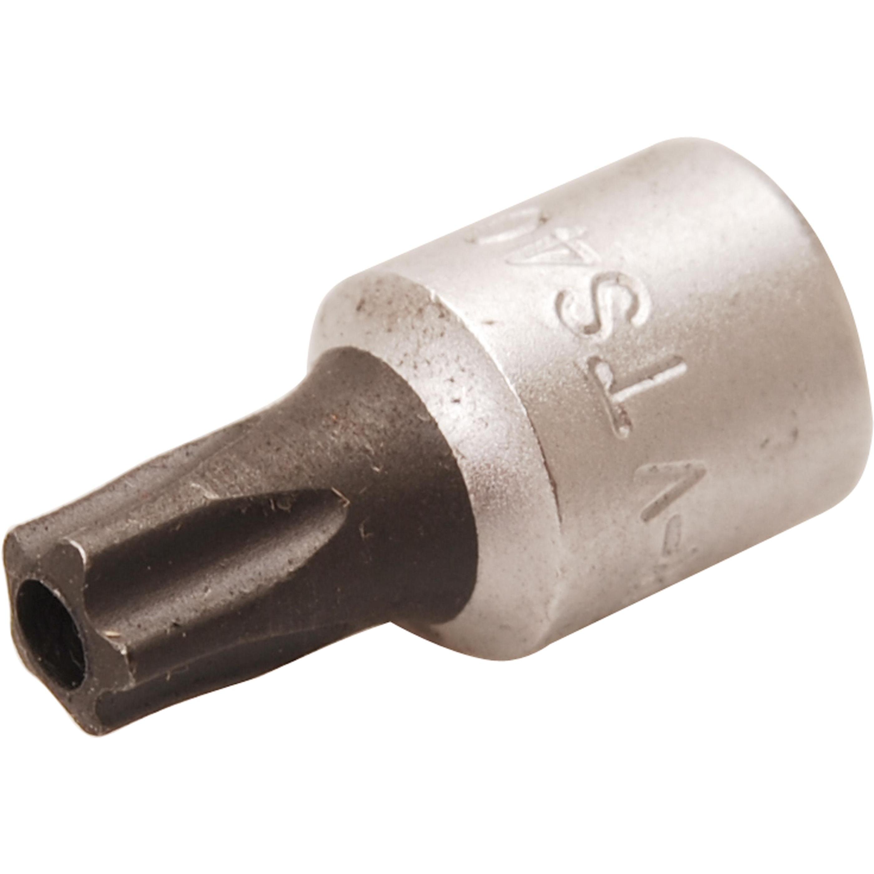 BGS, Bits, Bit-Einsatz Antrieb Innenvierkant 6,3 mm (1/4") TS-Profil (für Torx Plus) mit Bohrung TS40 (TS40)