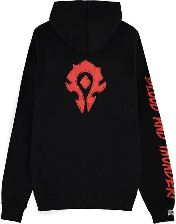 Immagine prodotto Difuzed World of Warcraft - Blood & Thunder - Felpa con cappuccio con zip da uomo - M (M)