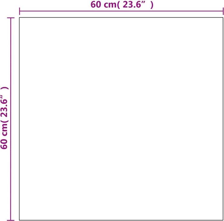 Immagine prodotto vidaXL Wandspiegel (60 x 60 cm)