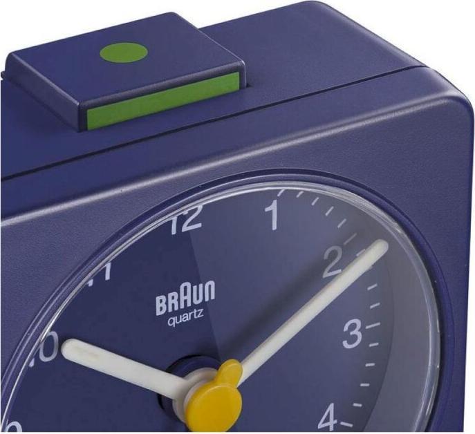 Actual product image Braun BC02BL Quartz alarm clock