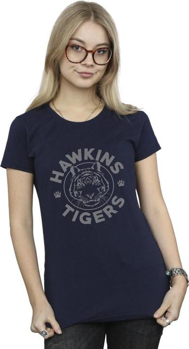 Produktbild Netflix Stranger Things Hawkins Grey Tiger TShirt (S)