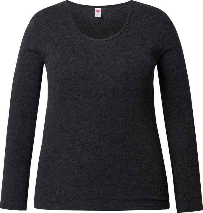 Produktbild Ulla Popken Thermoshirt, Slim, Rundhalsausschnitt, Langarm (60)
