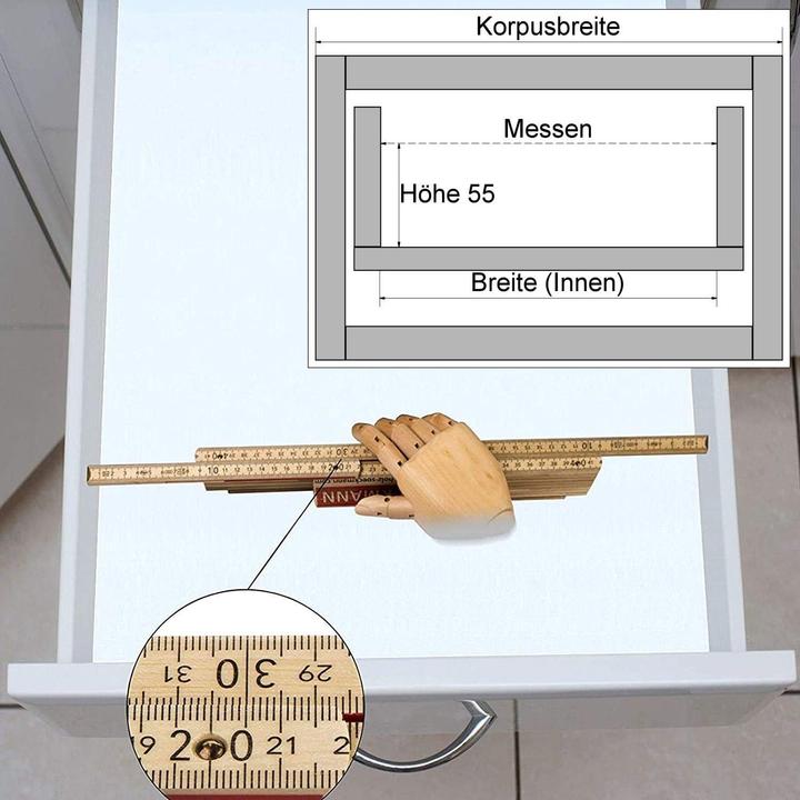 Image du produit Orga-Box Range-couverts pour tiroir de 60