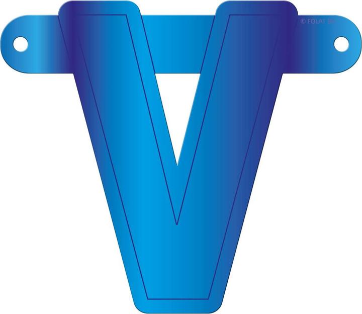 Image du produit Folat Bannière lettre bleue v
