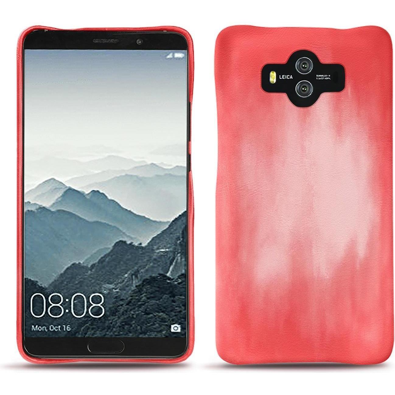 Thumbnail - Noreve Lederschutzhülle (Huawei Mate 10), Smartphone Hülle, Rosa