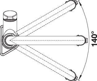 Produktbild Blanco Solenta-S Senso Hebel rechts