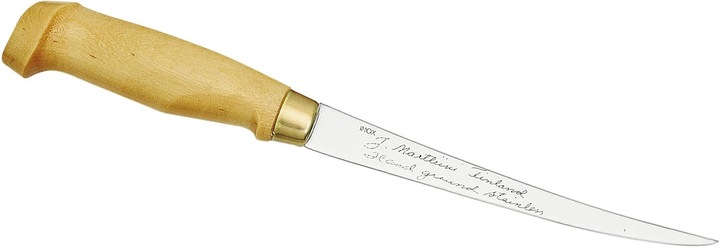 Marttiini Finnisches Filetiermesser, Klinge 15 cm, Holzgriff (15 cm)