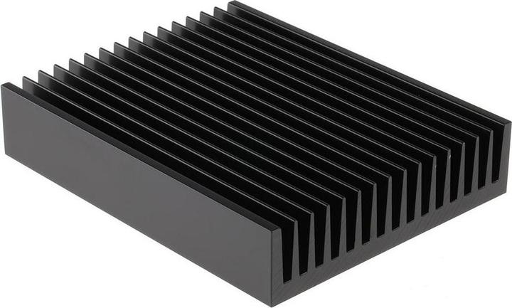 RS PRO Kühlkörper für Universelle rechteckige Alu 0.55K/W, 200mm x 160mm x 40mm