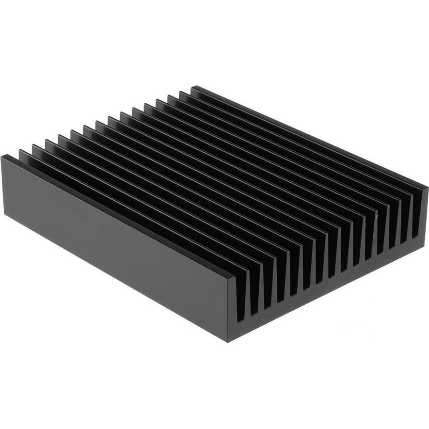RS PRO, Materiale installazioni elettriche, Dissipatore di calore per alluminio universale rettangolare 0,55K/W, 200mm x 160mm x 40mm