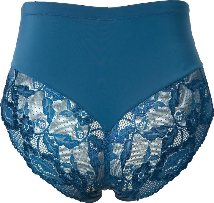 Actual product image Ulla Popken Lace Detail Stretch Microfiber High Rise Panty (46, 48)