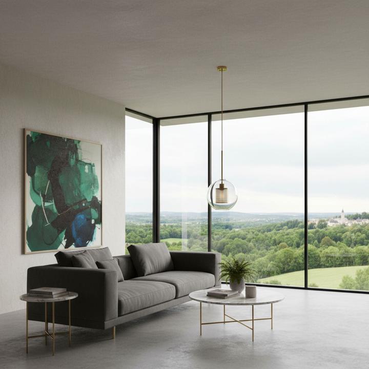 Produktbild Hermex Glas-Deckenleuchte Pendelleuchte Hängelampe Deckenlampe Hängeleuchte (E27)