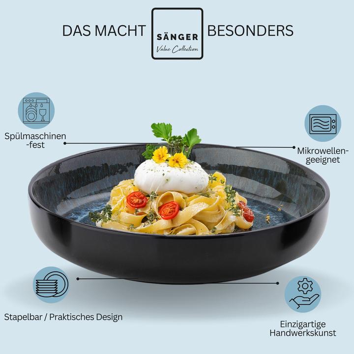 Produktbild Sänger Pastaschalen Set Manila (6 x, 22.20 cm)