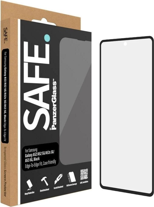 Productafbeelding Safe. Screen Protector Case Friendly Galaxy A52/A52 5G/A52s 5G/A53 (1 Stuk, Samsung Galaxy A53 5G, Samsung Galaxy A52s 5G, Samsung Galaxy A52 5G, Samsung Galaxy A52)
