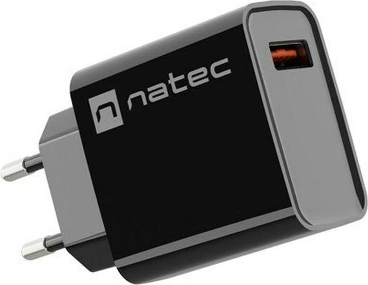 Produktbild Genesis NATEC ŁADOWARKA SIECIOWA RIBERA USB-A 18W CZARNA NUC-2058 (18 W)