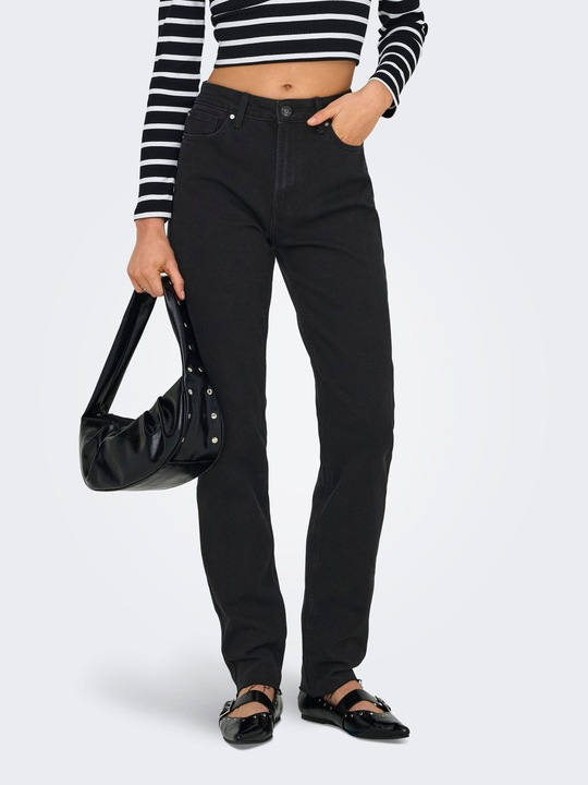 Immagine prodotto Only ONLEMILY Jeans a vita alta e taglio dritto Jeans dalla vestibilità dritta (W26/L32)