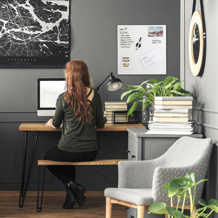 Image du produit Relaxdays Tableau mémo magnétique (50 x 0.4 x 50 cm)