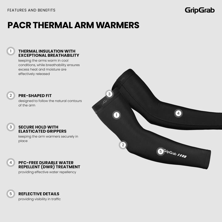 Produktbild GripGrab PACR Thermal Arm Warmers (L)