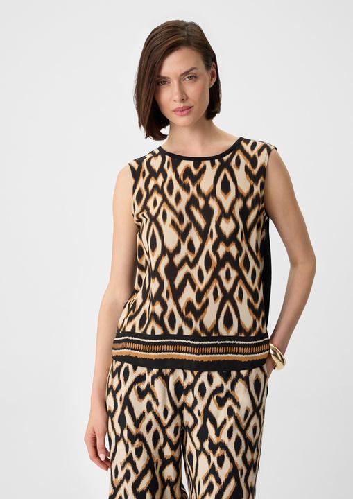 Immagine prodotto Comma T-Shirt Ärmelloses Blusenshirt mit All-over-Print (32)