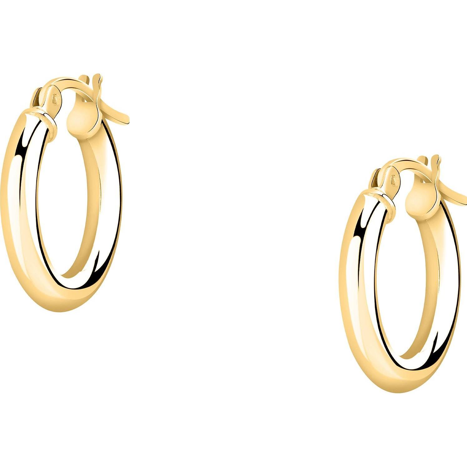 Favs, Ohrringe, Creolen, (375er Gelbgold)