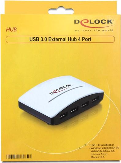 Produktbild Delock USB 3.0 Hub (USB-B, 4 Ports)