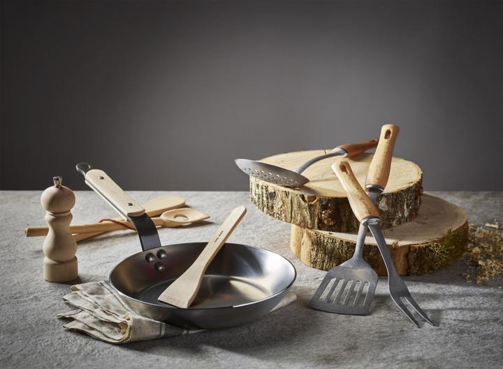 Produktbild de Buyer runde Bratpfanne Bois 24 cm (24 cm, Bratpfanne, Edelstahl)