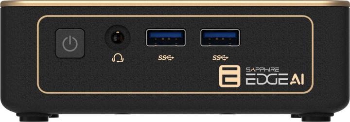 Actual product image Sapphire EDGE AI 370 Barebone AMD Ryzen AI 9 HX 370 2xSODIMM DDR5 3xM.2 (AMD Ryzen AI 9 HX 370)